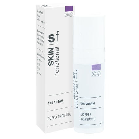 Crema Contur Ochi Skin Functional, cu Peptide, Ceramide si Acid Hialuronic, Efect Puternic Anti-Aging si Hidratant, pentru Zi si Noapte, 15 ml
