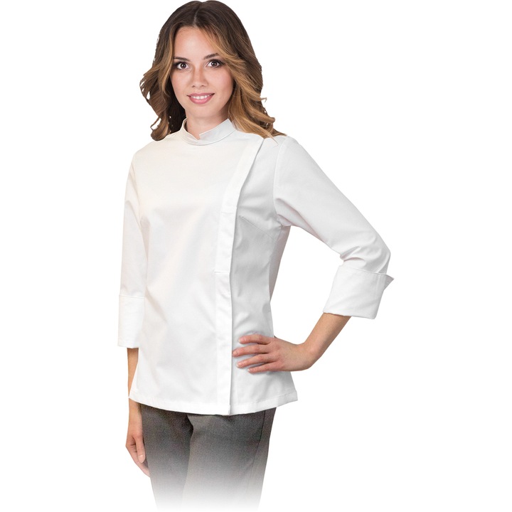 Jacheta bucatar dama Tanto, Poliester, Alb, M