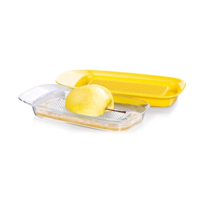 Razatoare, Tescoma, Plastic, Transparent/Galben
