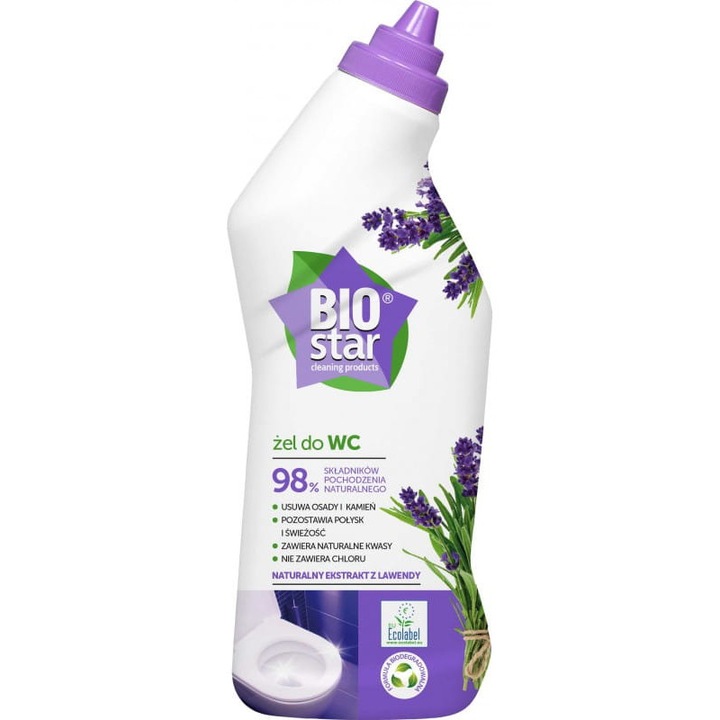 Gel de toaleta Inco, Extract natural de lavanda, 750 ml