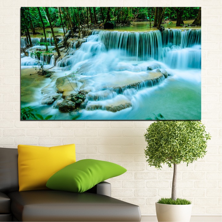 Декоративни панели Vivid Home от 1 част, Природа, PVC, 35x25 см, №0179