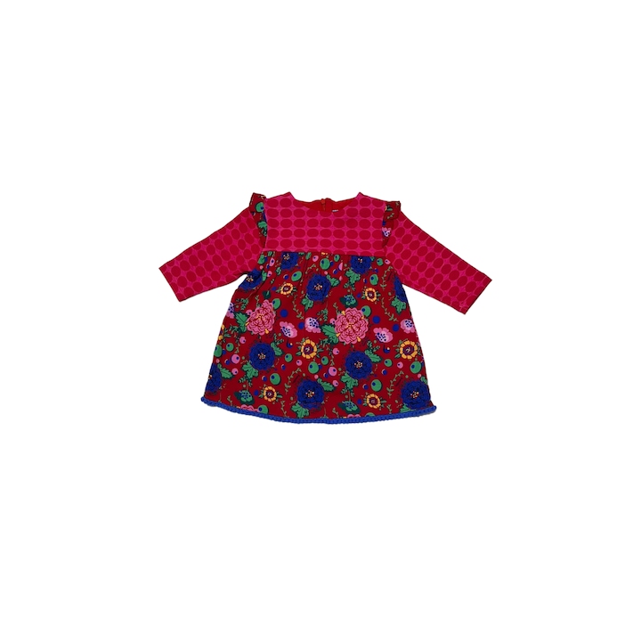 Рокля за момичета, Rosalita Senoritas Baby-Flowers, многоцветна, 3-6 месеца