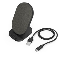 Incarcator retea Hama, "QI-FC10S-Fabric" Wireless , Negru