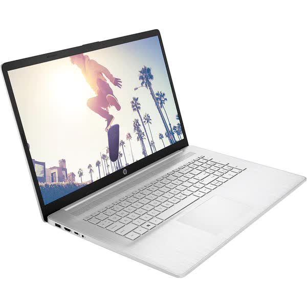 Laptop HP 17-cp0011nq, AMD Ryzen 5 5500U Pana la 4GHz, 17.3