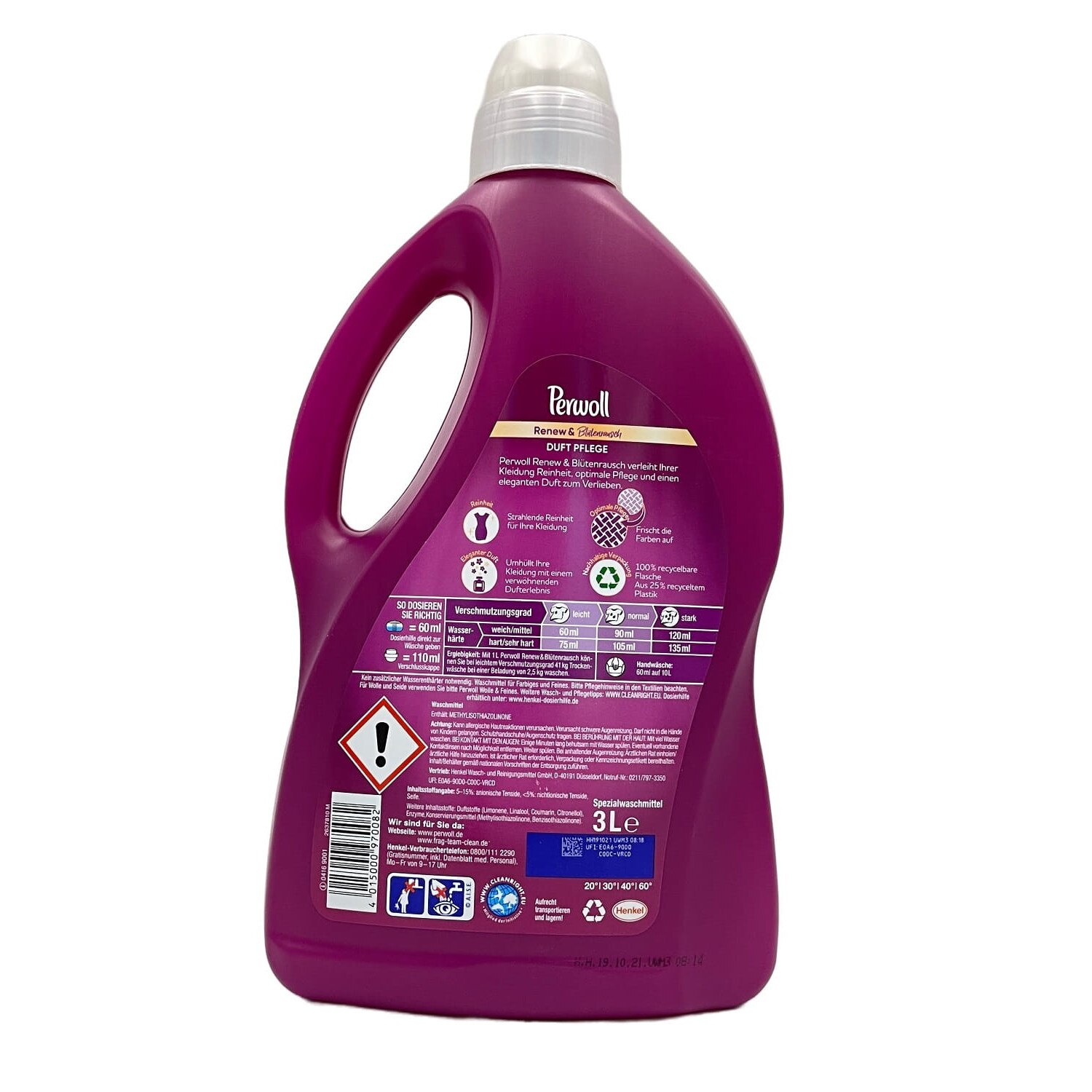 Перилен препарат Henkel, Perwoll, 3л - eMAG.bg