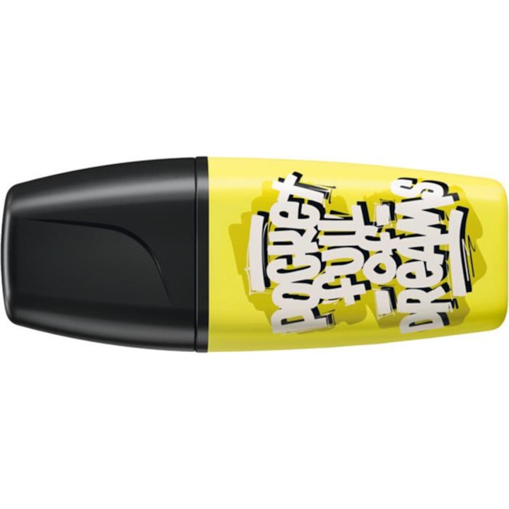 Хайлайтър STABILO Boss Mini Snooze One, 2-5 мм, жълт