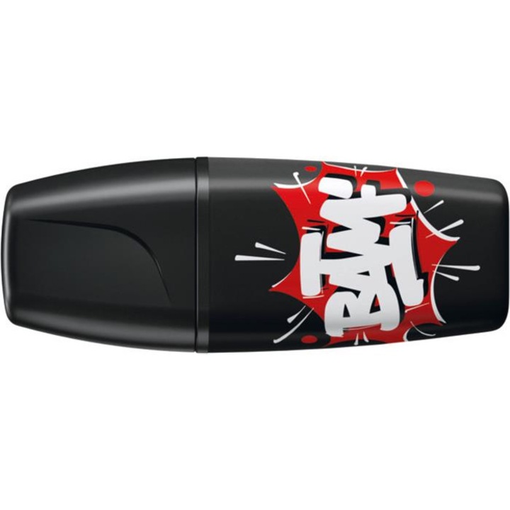 Хайлайтър STABILO Boss Mini Snooze One, 2-5 мм, черен