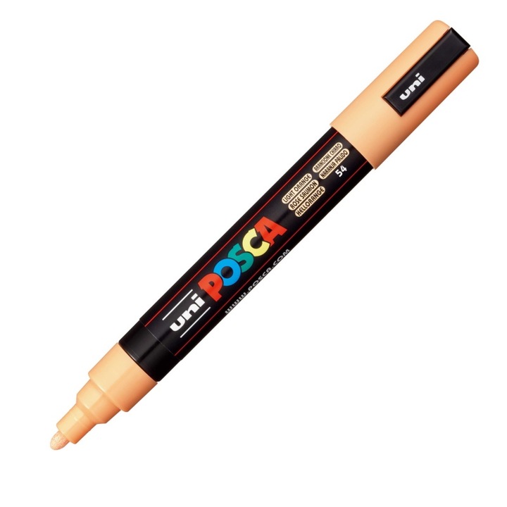 Marker cu vopsea Posca PC-5M - portocaliu deschis