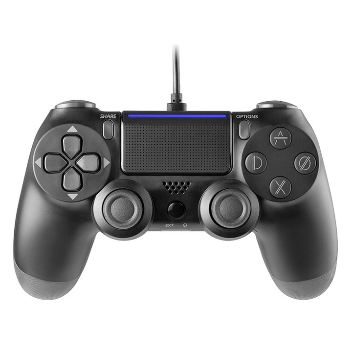 Tracer Shogun Pro, Playstation 4, Playstation 3, PC, USB, Vezetékes, Fekete, Gamepad