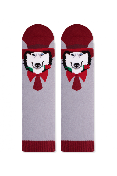 Памучни чорапи Romantic Dog, 31-34 EU, Многоцветни