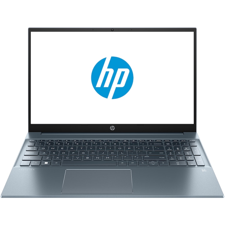 HP Pavilion 15-eh2012nq 15.6" FHD laptop, AMD Ryzen™ 5 5625U, 16GB, 1TB SSD, AMD Radeon™ Graphics, FreeDOS, Nemzetközi angol billentyűzet, Kék