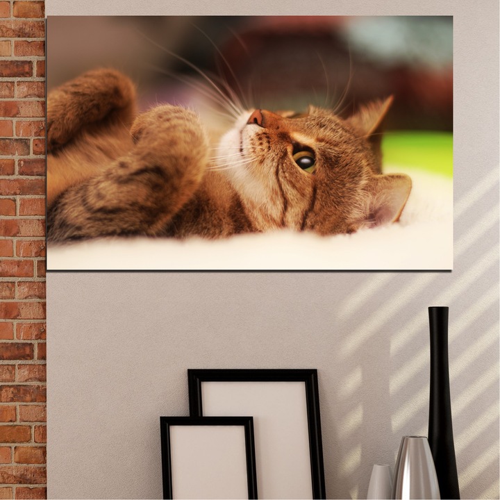 Декоративни панели Vivid Home от 1 част, Животни, PVC, 35x25 см, №0377