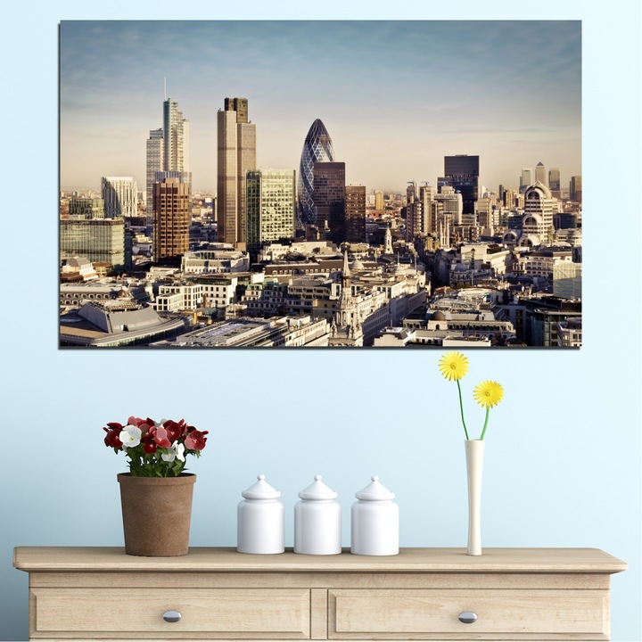 Декоративни панели Vivid Home от 1 част, Изглед, PVC, 35x25 см, №0450