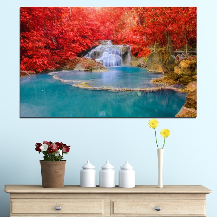 Декоративни панели Vivid Home от 1 част, Природа, PVC, 35x25 см, №0457