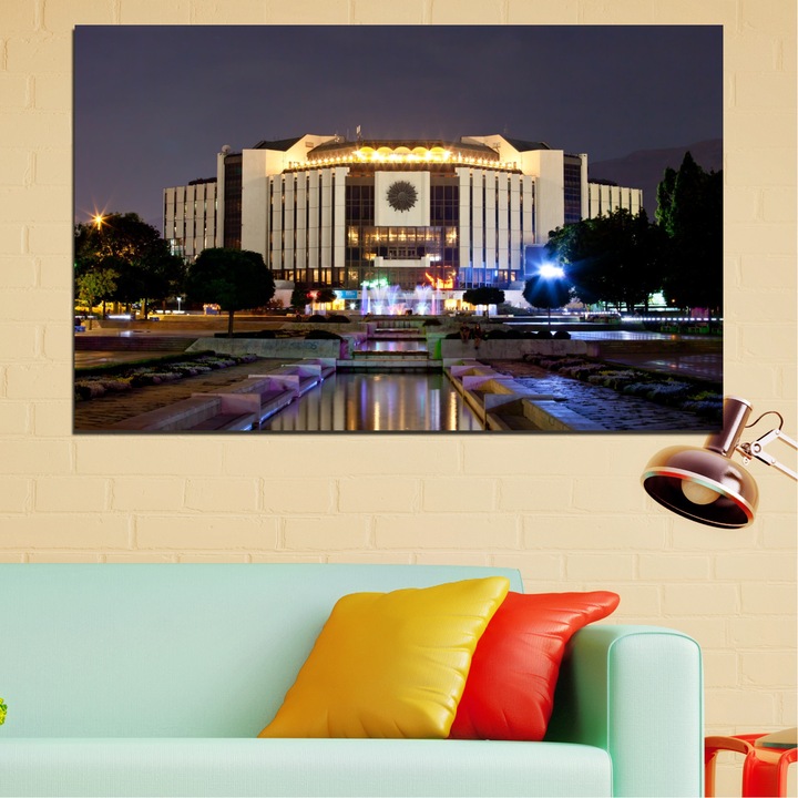 Декоративни панели Vivid Home от 1 част, Град, PVC, 35x25 см, №0463