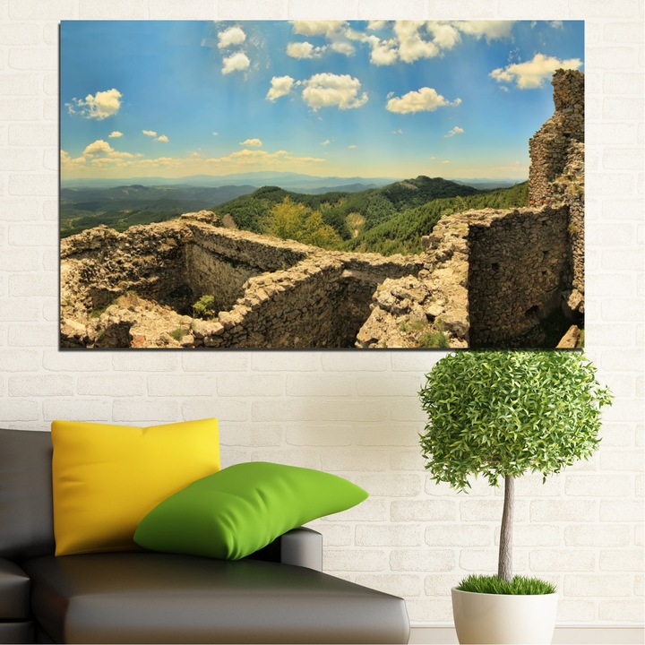 Декоративни панели Vivid Home от 1 част, Пейзаж, PVC, 35x25 см, №0464