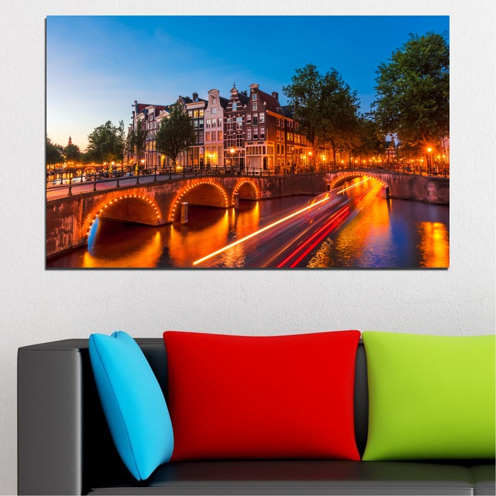 Декоративни панели Vivid Home от 1 част, Вода, PVC, 35x25 см, №0109