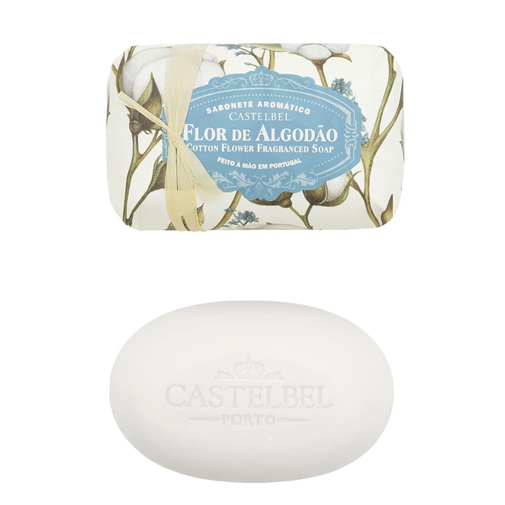 Castelbel сапун от памучни цветя, 150 гр