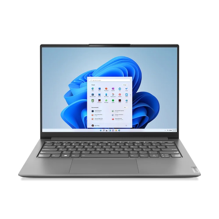 Lenovo Yoga S7 Pro 14.0" QWXGA+ laptop, Intel Core i7-12700H, 16GB RAM, 512GB SSD, Intel Iris Xe Graphics, Windows 11 Home, Magyar billentyűzet, Szürke