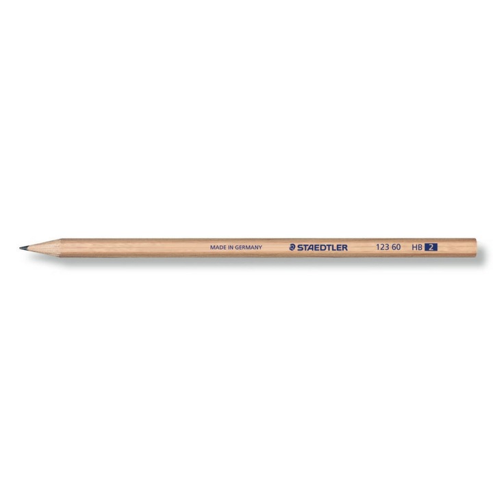 STAEDTLER 123 60 grafitceruza, HB, hatszögletű, természetes fa