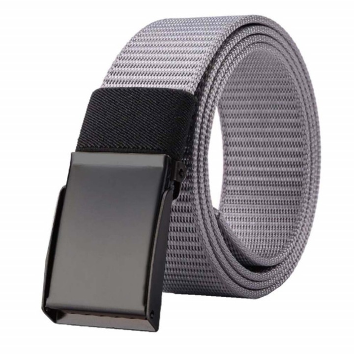 Öv Pufo Army Style férfiaknak 3,8 x 115 cm, állítható, szürke