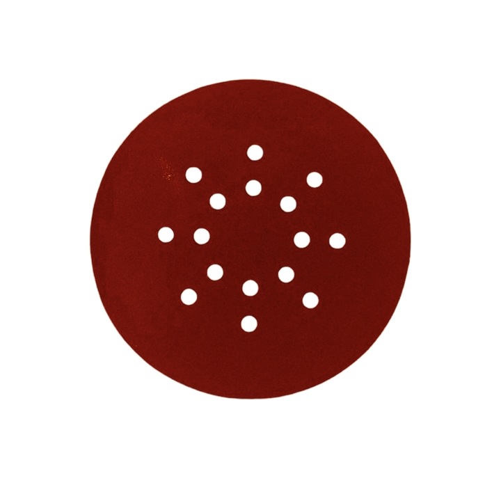 Set 10 discuri 225mm P120 pentru slefuitor girafa cu 16 gauri pentru aspiratie, TS-335210 225 mm