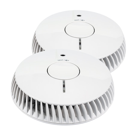 Set 2 x Detector fum FireAngel FA6115 /RO autonom cu senzor optic de generatie noua si baterii AA schimbabile