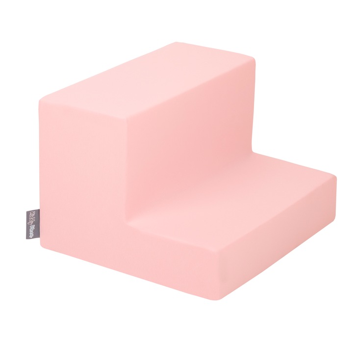 Spatiu de joaca copii, KiddyMoon, Spuma, Tip treapta, 45 x 40 x 30 cm, Roz