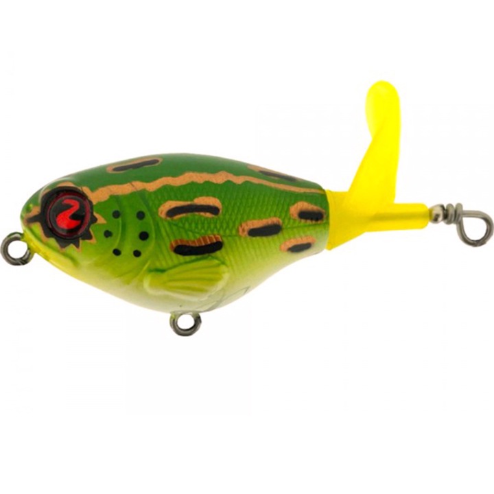 Felszíni csali River2Sea Whopper Plopper 60 6cm 6g Leopard 48, süllő, csuka, sügér vagy harcsa horgászatához