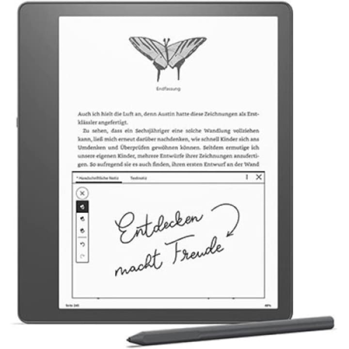Amazon, Kindle Scribe, Четене и писане, 10.2 инча, 300 PPI, Premium писалка, 16 GB памет
