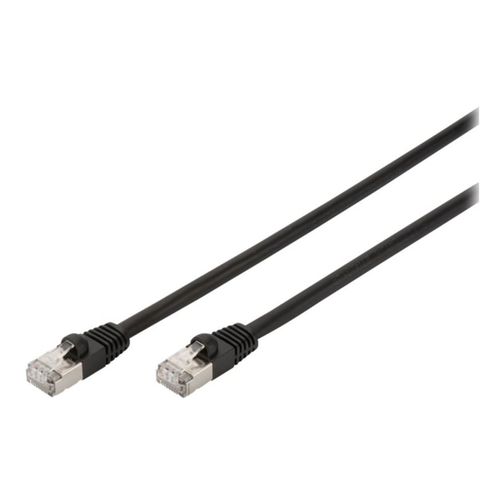 Digitus CAT6 S-FTP Patch Cable 5m Black, 149946, Hálózati kábelek