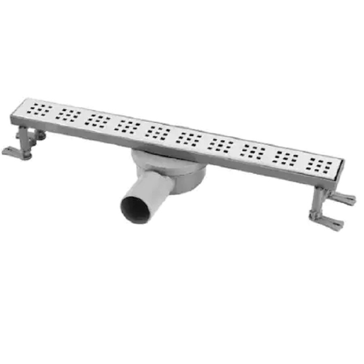 Zuhanylefolyó, Maxiflow Pera Plus rozsdamentes ráccsal, 60cm