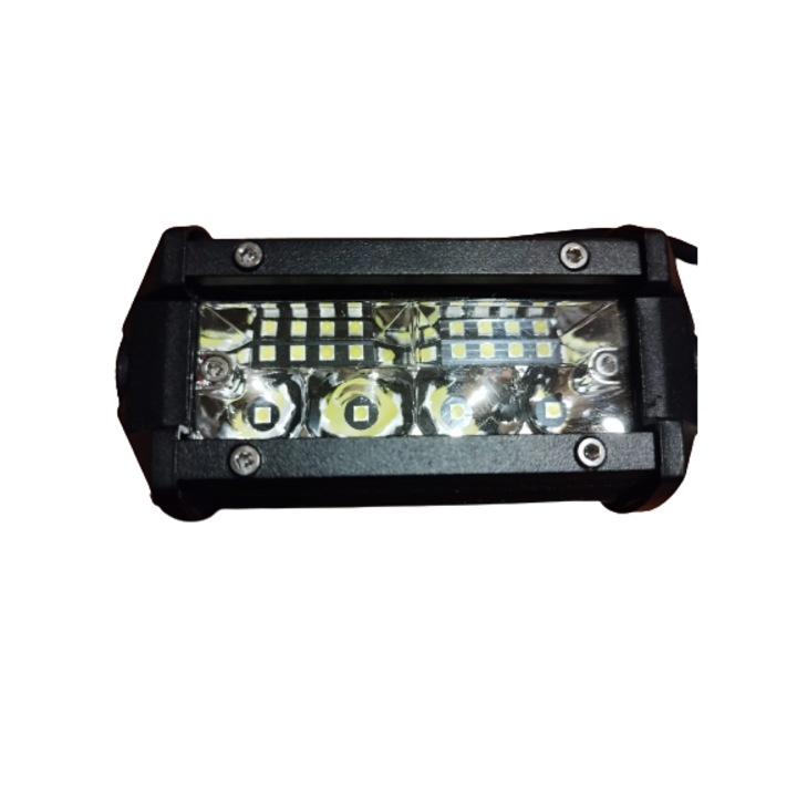 Proiector led 36W 4 - 12 leduri forma de dreptunghi, Atv, Off Road, Moto 12V-40V