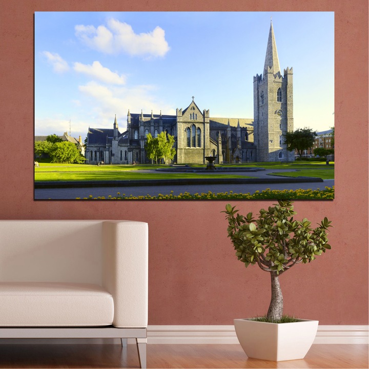 Декоративни панели Vivid Home от 1 част, Град, PVC, 35x25 см, №0118