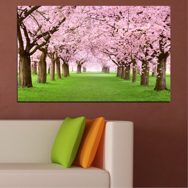 Декоративни панели Vivid Home от 1 част, Цветя, PVC, 35x25 см, №0148