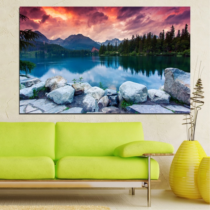 Декоративни панели Vivid Home от 1 част, Природа, PVC, 35x25 см, №0155