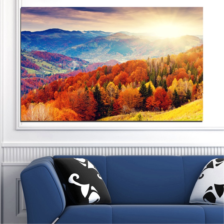 Декоративни панели Vivid Home от 1 част, Природа, PVC, 35x25 см, №0165