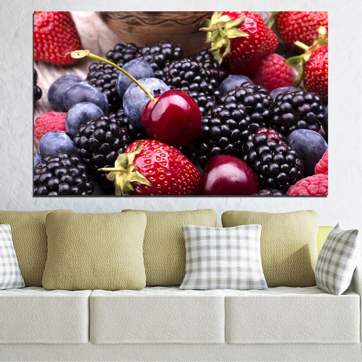 Картини пана Vivid Home от 1 част, Кулинарен, Канава, 100x65 см, №0167