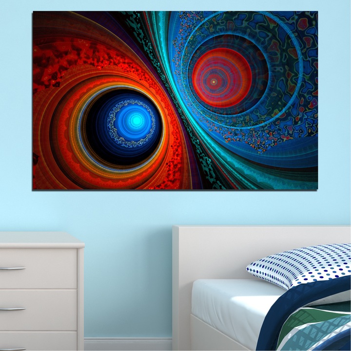 Декоративни панели Vivid Home от 1 част, Абстракция, PVC, 35x25 см, №0342