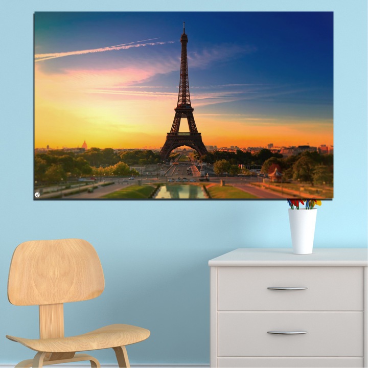 Декоративни панели Vivid Home от 1 част, Залез, PVC, 35x25 см, №0343