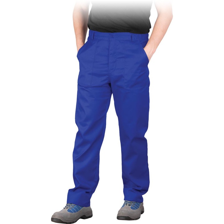 Pantaloni talie de protectie, croi clasic YES pentru lucru 62 Albastru