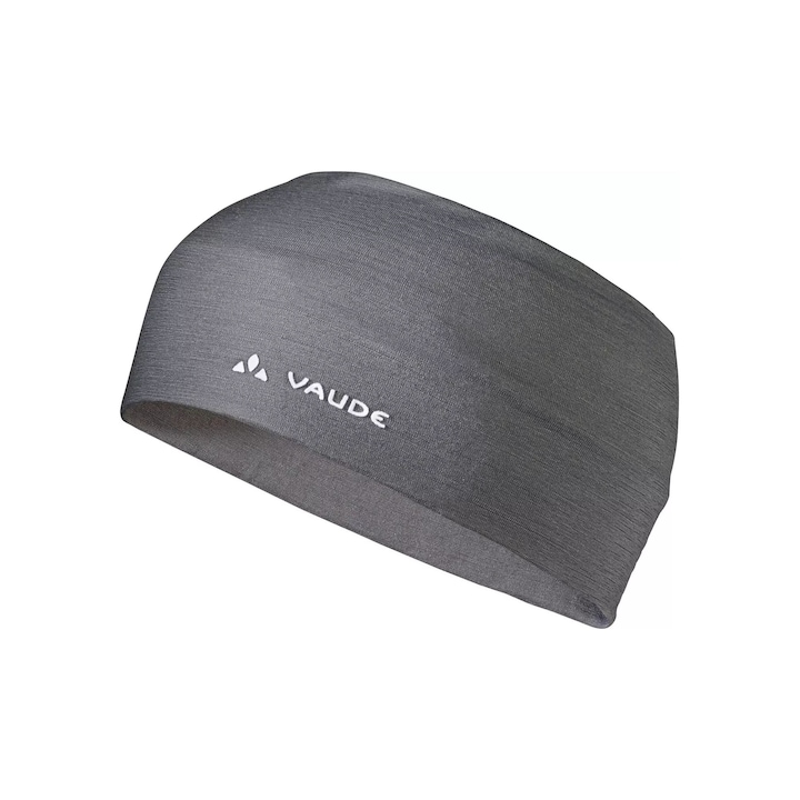 Бандана за мъже, Vaude Cassons Merino, За колоездене, Вълна, Сиво