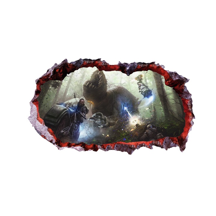 Декоративен стикер с динозаври, 85 см, 4415ST-1