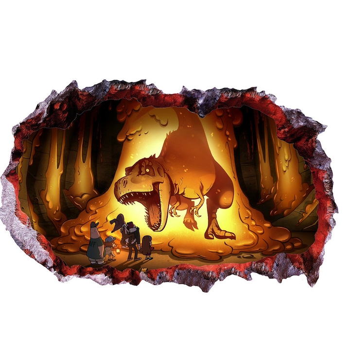 Dekoratív matrica dinoszauruszokkal, 85 cm, 4245ST-1