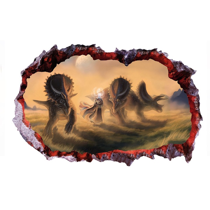 Декоративен стикер с динозаври, 85 см, 4339ST-1