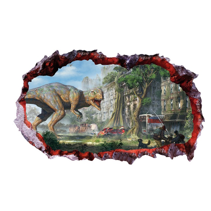 Dekoratív matrica dinoszauruszokkal, 85 cm, 4304ST-1
