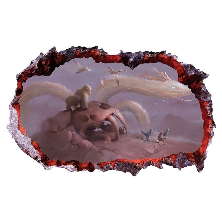 Dekoratív matrica dinoszauruszokkal, 85 cm, 4305ST-1