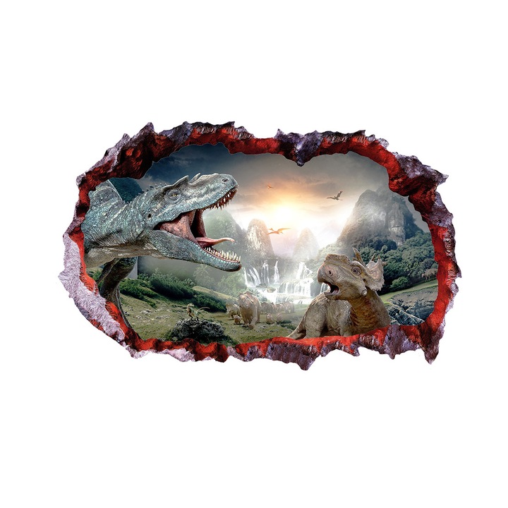 Декоративен стикер с динозаври, 85 см, 4355ST-1