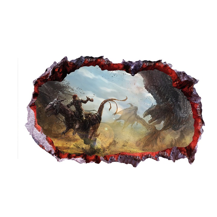 Декоративен стикер с динозаври, 85 см, 4436ST-1