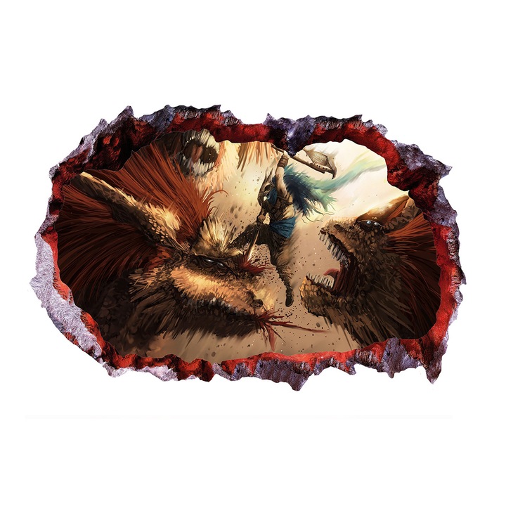 Декоративен стикер с динозаври, 85 см, 4395ST-1